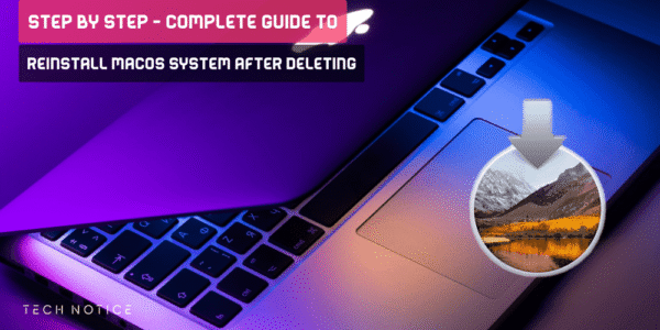 Step by step - complete guide to reinstall macOS system after deleting